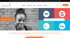 Desktop Screenshot of justforkidslaw.org