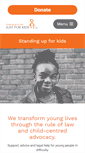 Mobile Screenshot of justforkidslaw.org